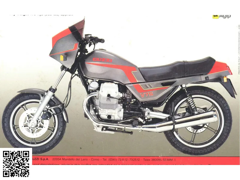 Moto Guzzi V 75 (reduced effect) 1987 54407